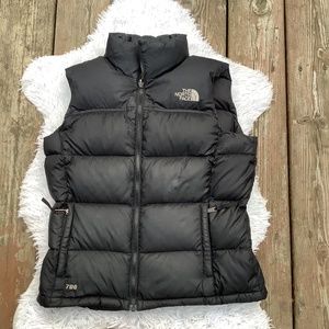 North Face 700 Down Vest Puffer Black